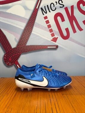 Nike Legend 10 Elite FG Soccer Cleats “Blue White” Men’s Size 9 (DV4328-400) NEW